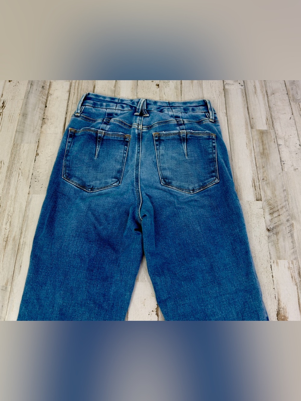 Good American Womens 2/26 (28x28) Jeans Straight Leg High Rise Denim - Picture 10 of 11